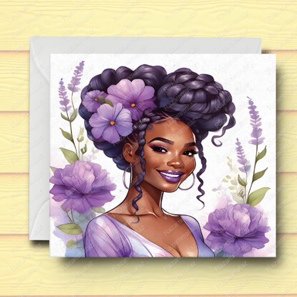 Black Woman E Card